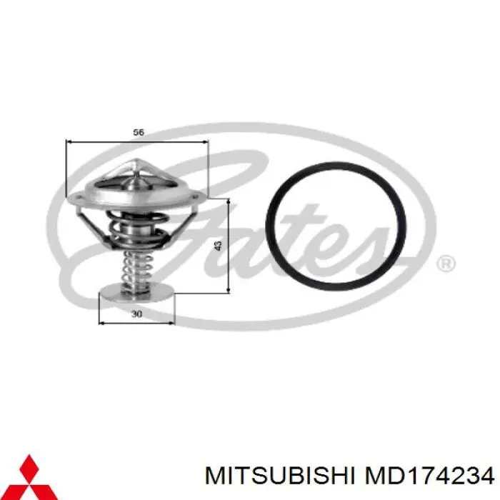 MD174234 Mitsubishi термостат