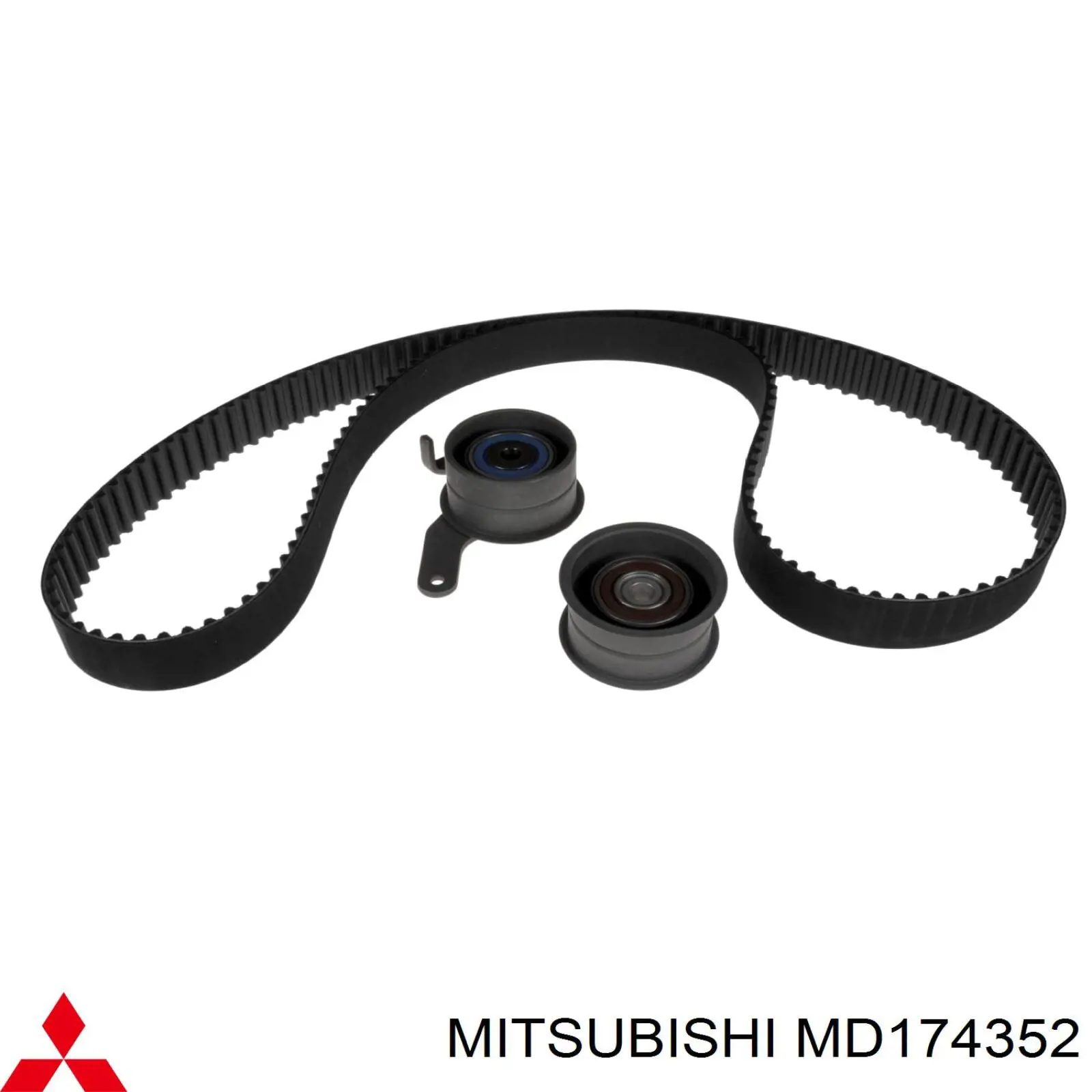 Купить MD174352 Mitsubishi Ролик натяжителя газораспределительного ремня