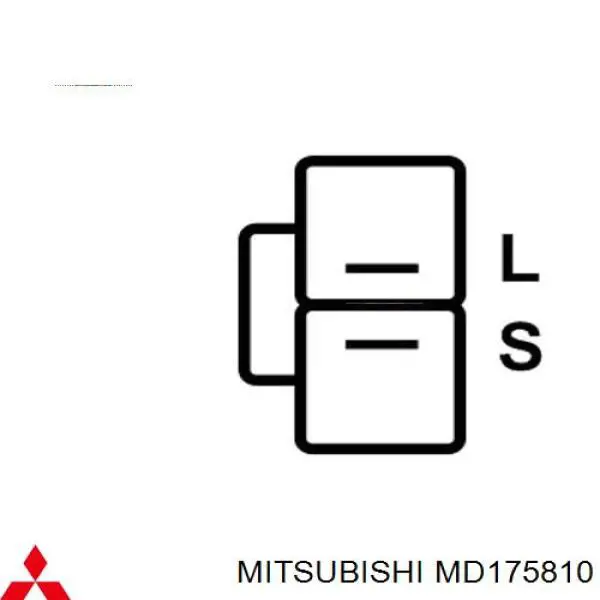 Автомобильный генератор Mitsubishi MD175811 цена, от 126.69 USD