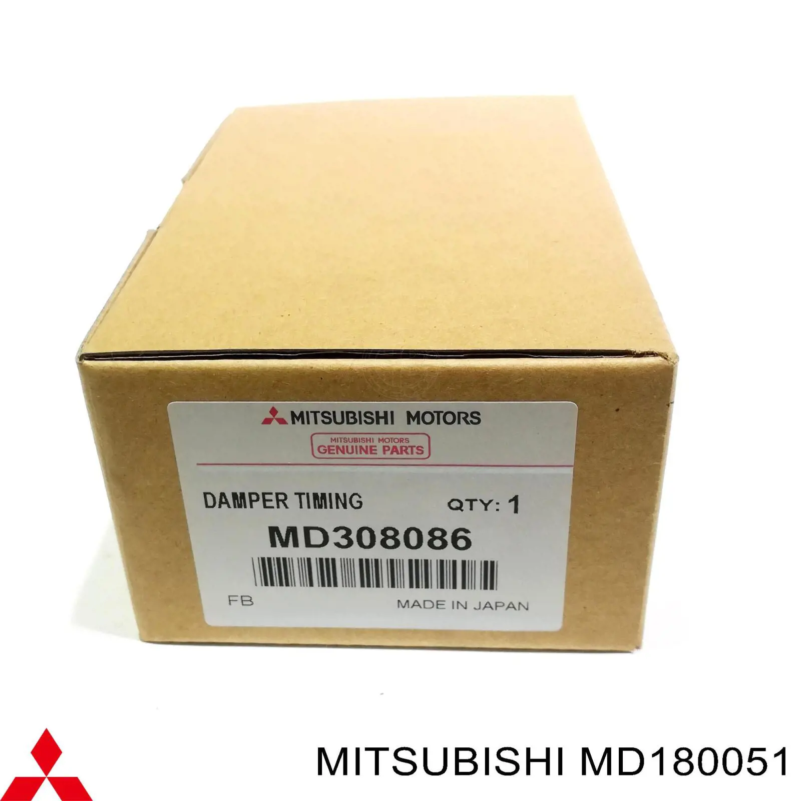 MD180051 Mitsubishi Ролик натяжителя ремня ГРМ