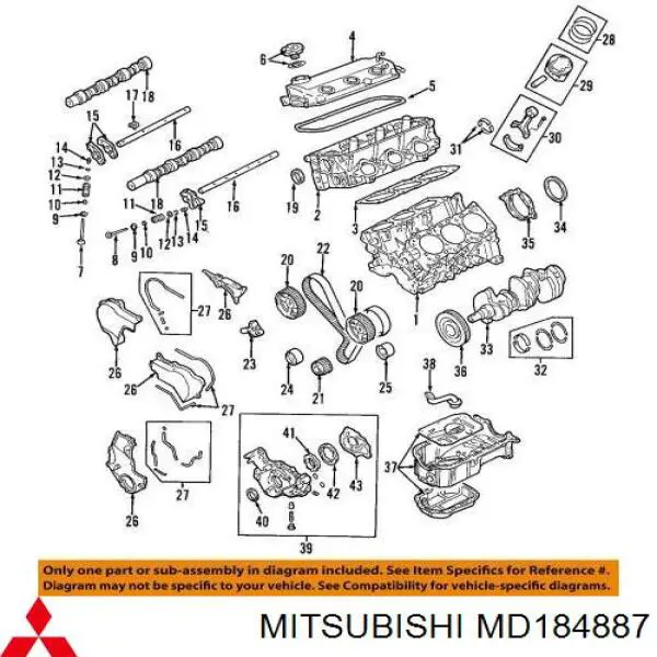 MD184887 Mitsubishi 