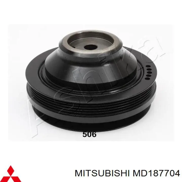 MD187704 Mitsubishi шкив коленвала
