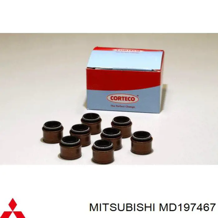 Маслосъемный сальник клапана впуск/выпуск Mitsubishi MD197467 цена, от 1.19 USD