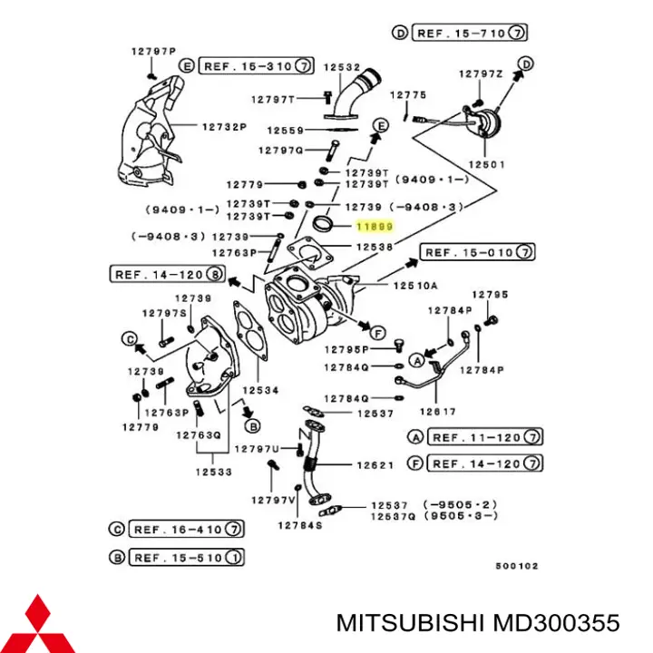  MD300355 Mitsubishi