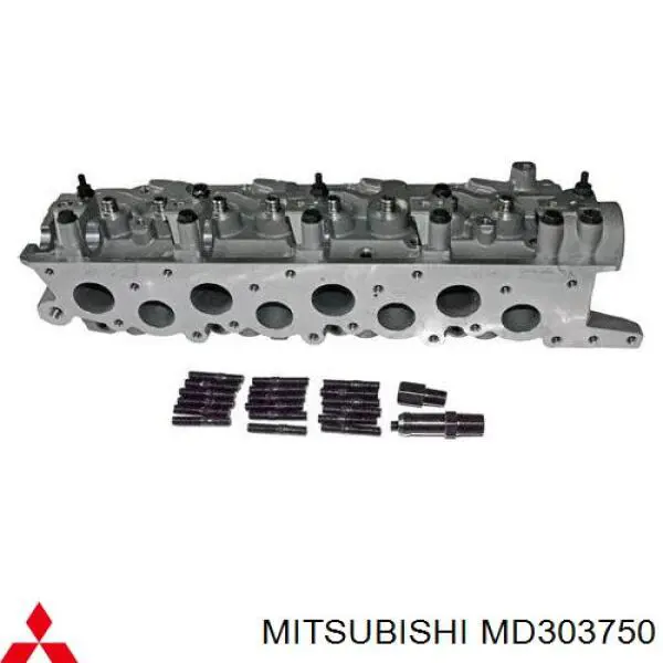 MD303750 Mitsubishi головка блока цилиндров (гбц)