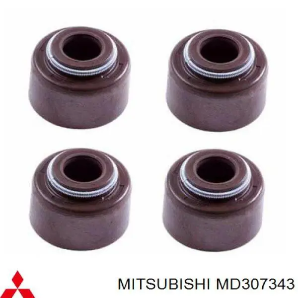 MD307343 Mitsubishi сальник клапана (маслосъемный, впуск/выпуск)