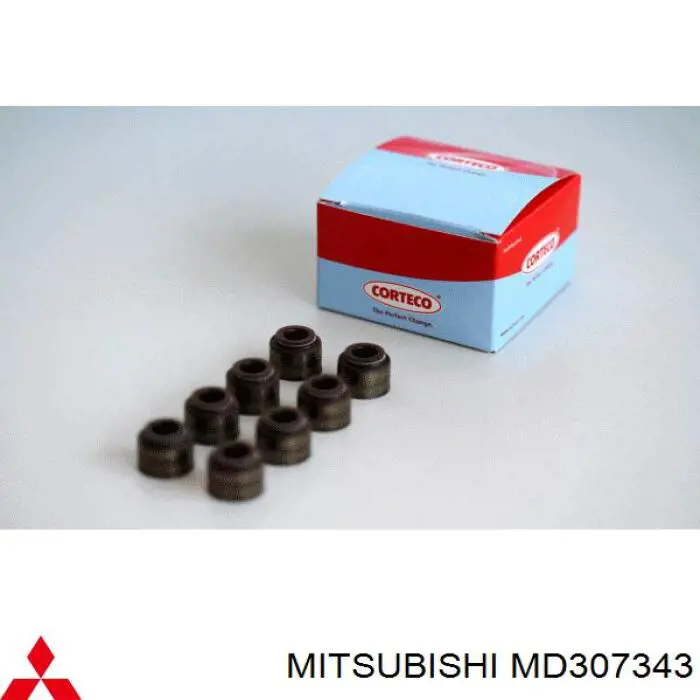 Сальник клапана (маслознімний), впуск/випуск MD307343 Mitsubishi