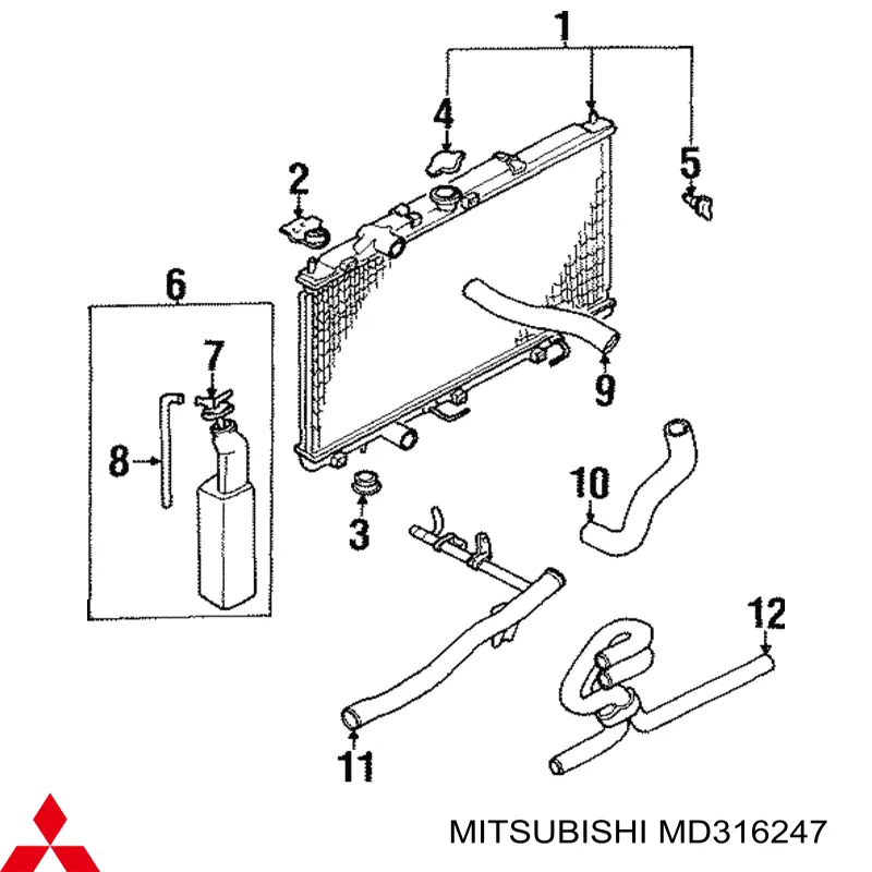  MD316247 Mitsubishi