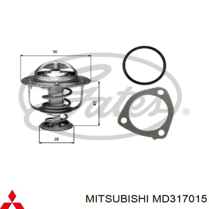 MD317015 Mitsubishi термостат