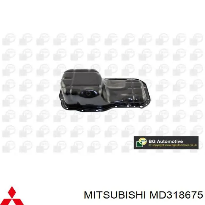 MD318675 Mitsubishi поддон масляный картера двигателя