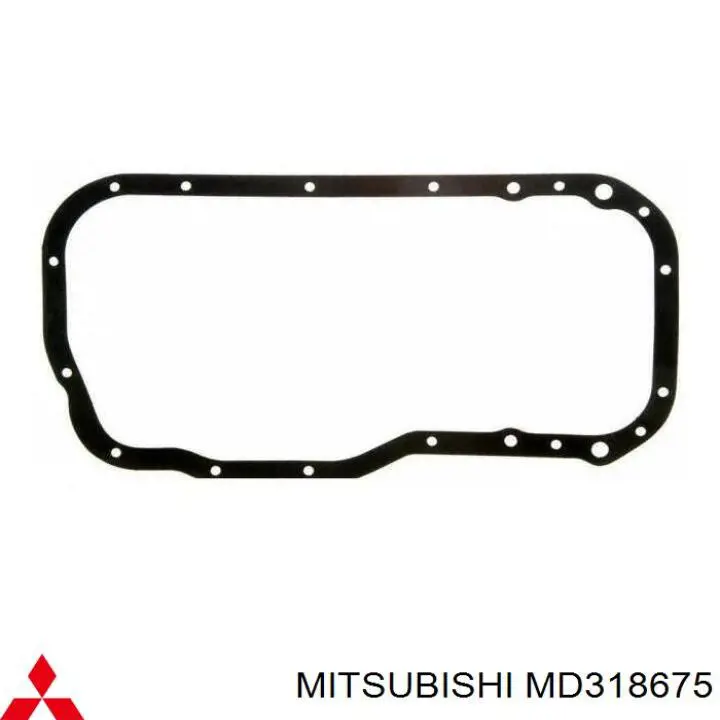Купить MD318675 Mitsubishi Поддон картера двигателя