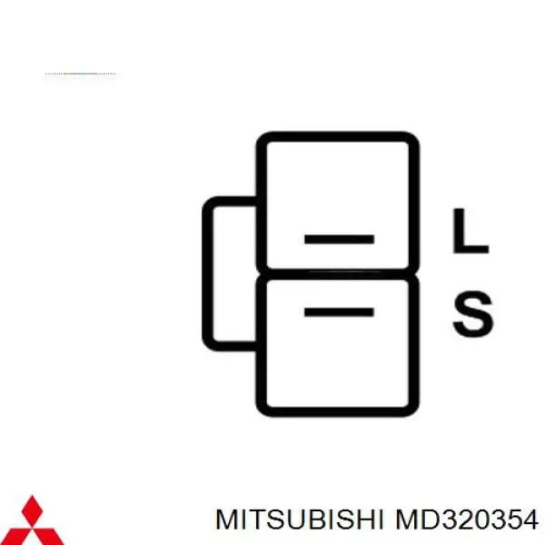 MD320354 Mitsubishi gerador