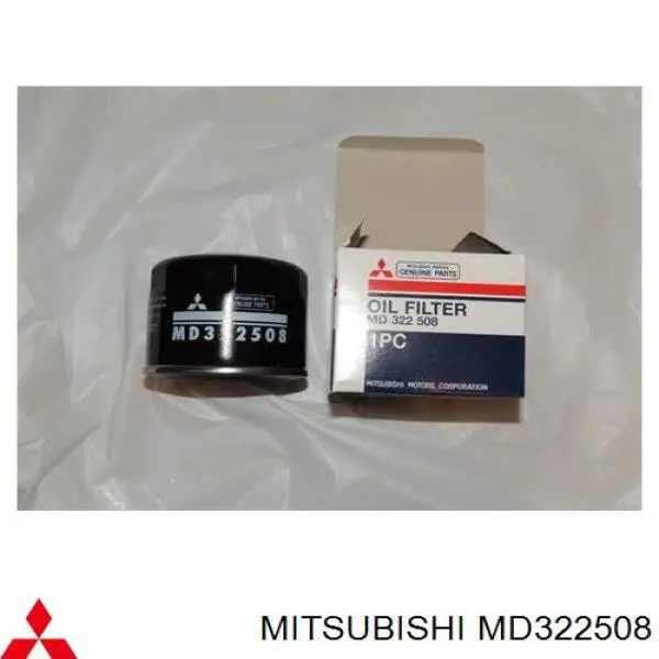 MD322508 MITSUBISHI Filtro de aceite original y equivalente