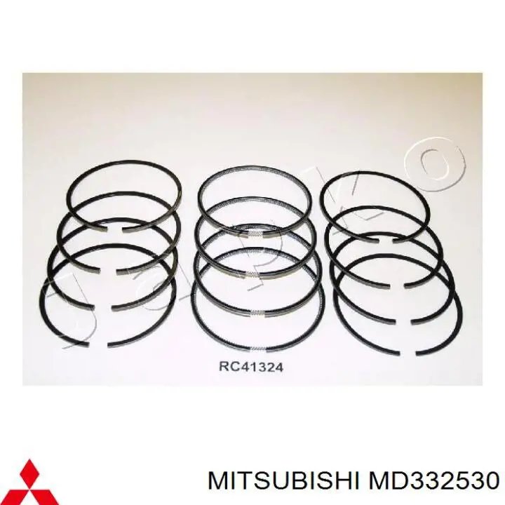 Кольца поршневые Mitsubishi Pajero II V2W, V4W (Митсубиси Паджеро)