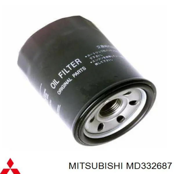 MD332687 MITSUBISHI Filtro de aceite original y equivalente