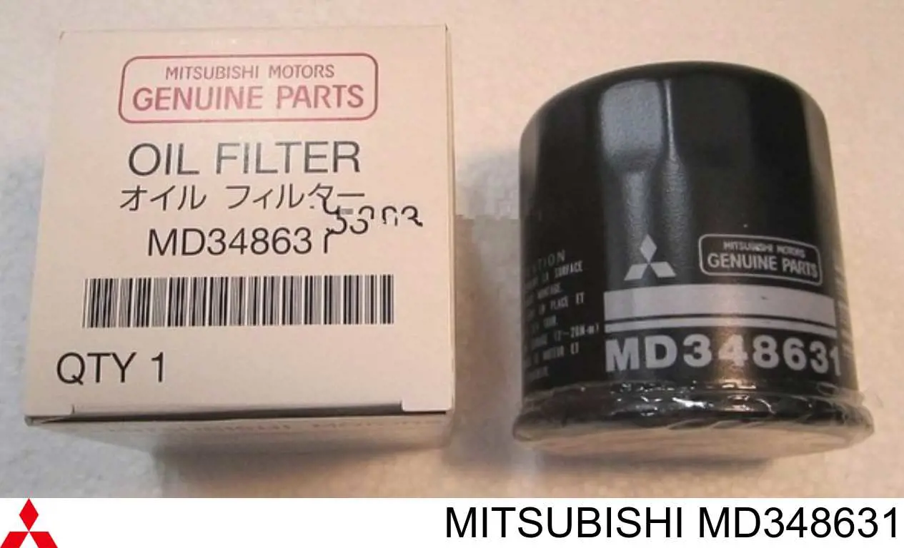 MD348631 Mitsubishi filtro de óleo