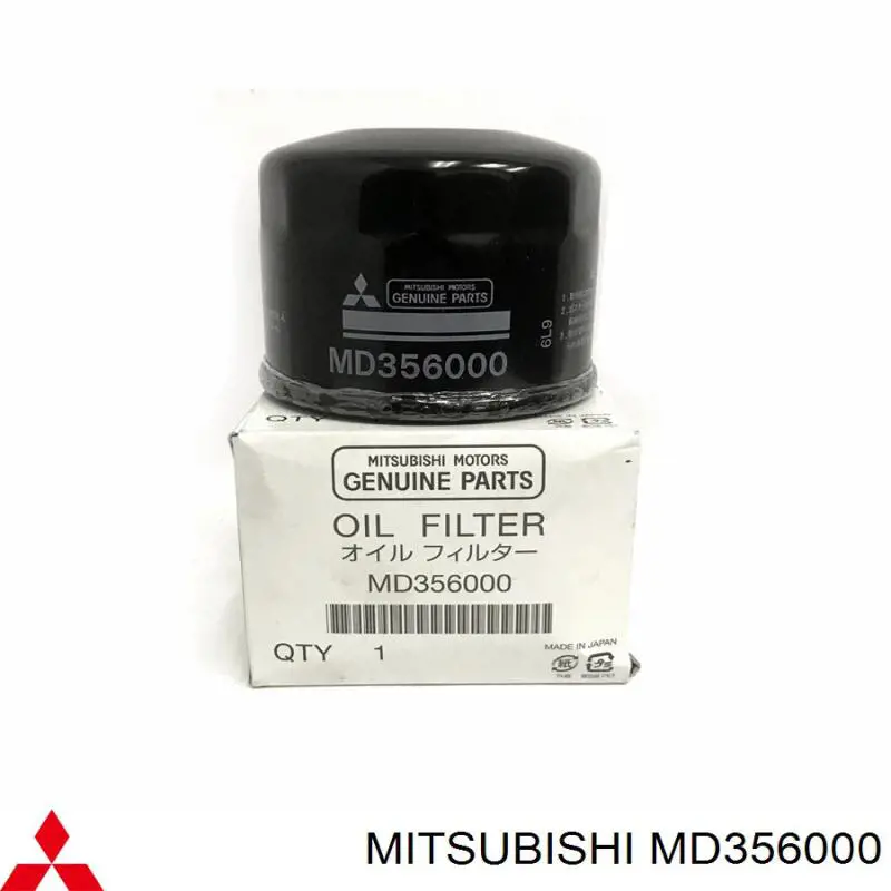 MD356000 MITSUBISHI Filtro de aceite original y equivalente