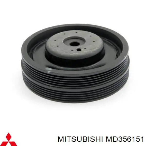 Шкив коленвала (демпфер) Mitsubishi MD356151 цена, от 41.41 USD