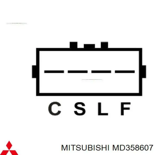 MD358607 MITSUBISHI Alternador original y equivalente