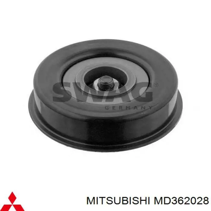 Rodillo, correa trapecial poli V MD362028 Mitsubishi