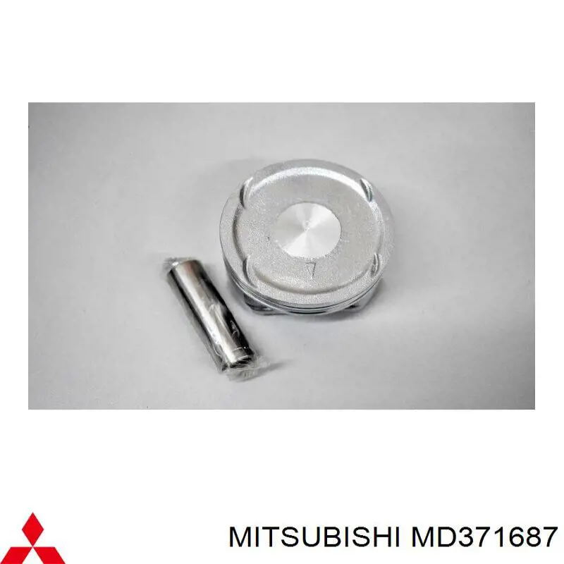 MD371688 Mitsubishi поршень с пальцем без колец, std