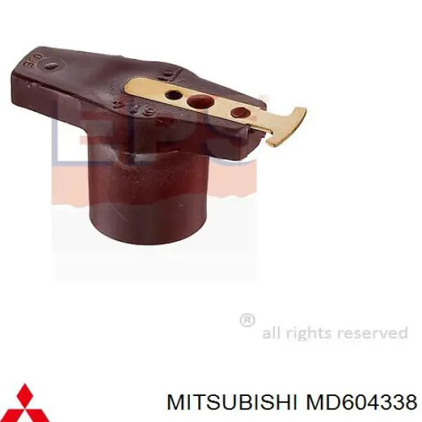 Бегунок распределителя зажигания MD604338 Mitsubishi