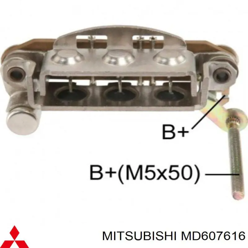 MD607616 Mitsubishi мост диодный генератора