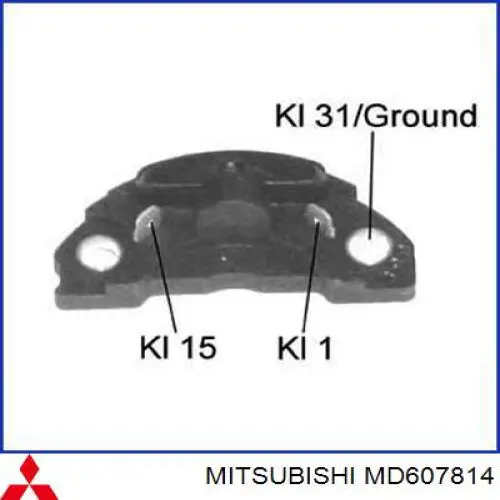 MD607814 Mitsubishi модуль зажигания (коммутатор)