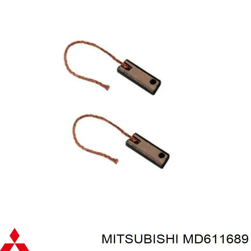 Escova do gerador para Mitsubishi Pajero (L04G, L14G)