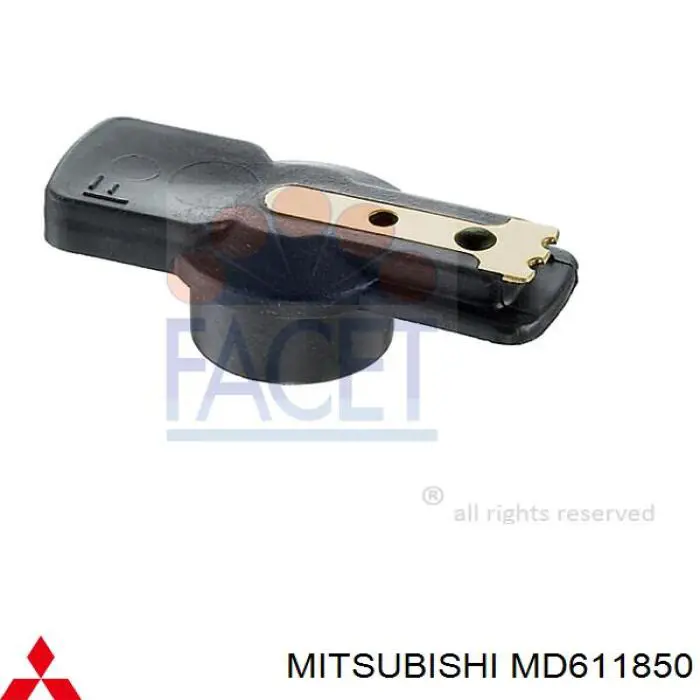 Rotor del distribuidor de encendido MD611850 Mitsubishi