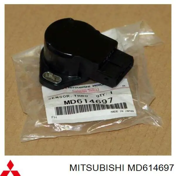 Датчик положения дроссельной заслонки (потенциометр) Mitsubishi MD614697