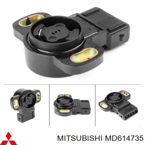 Датчик положения дроссельной заслонки (потенциометр) Mitsubishi MD614735