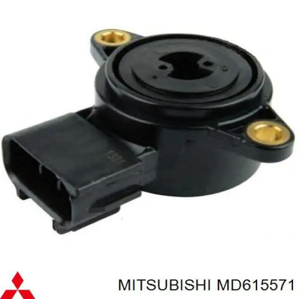 MD615571 Mitsubishi sensor de posição da válvula de borboleta (potenciômetro)