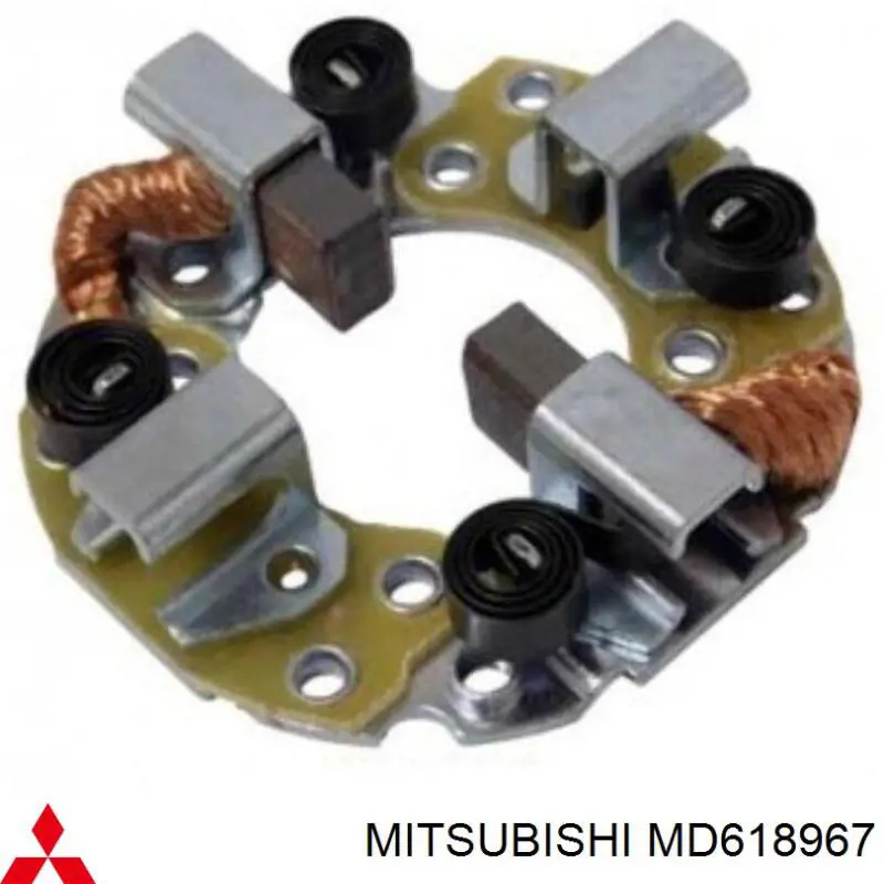 MD618967 Mitsubishi щеткодержатель стартера
