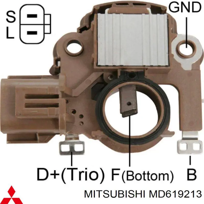 MD619213 Mitsubishi bucha do gerador