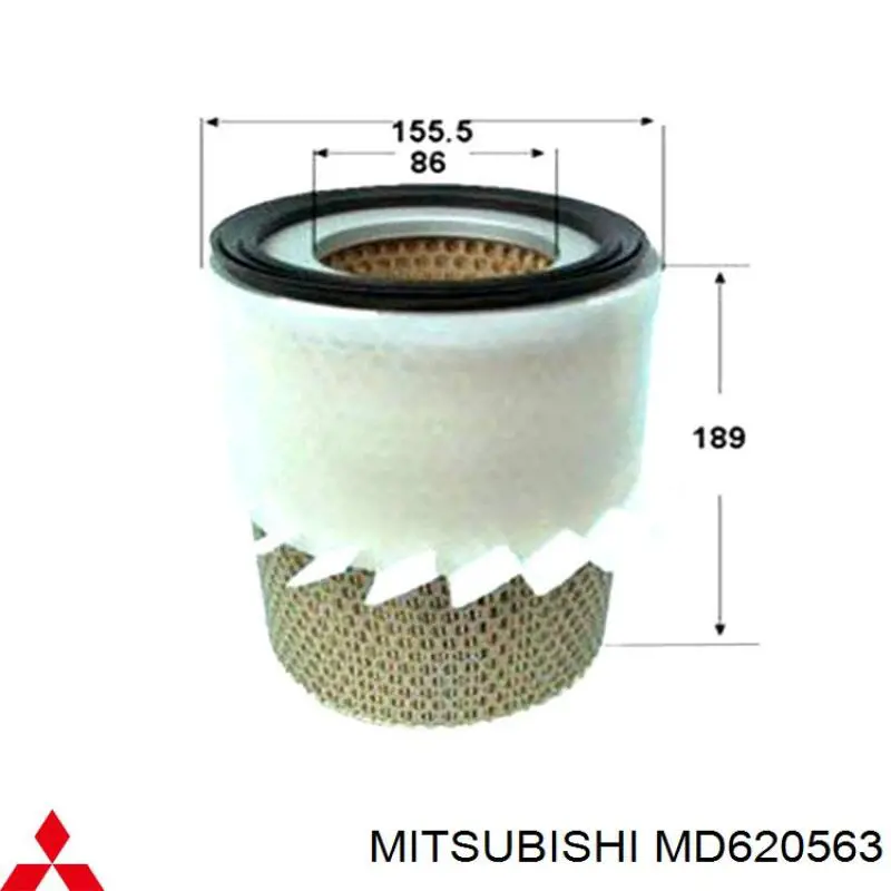 Фильтр воздушный MITSUBISHI MD620563