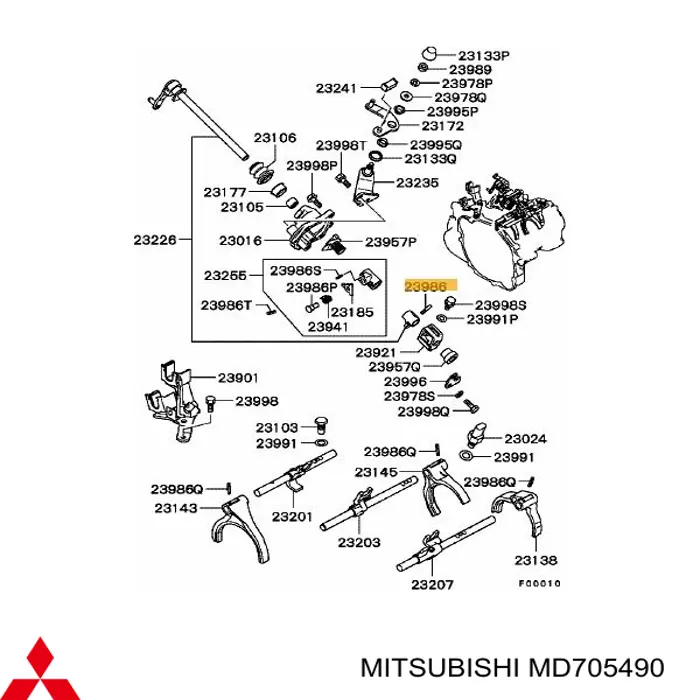 MD705490 Mitsubishi 