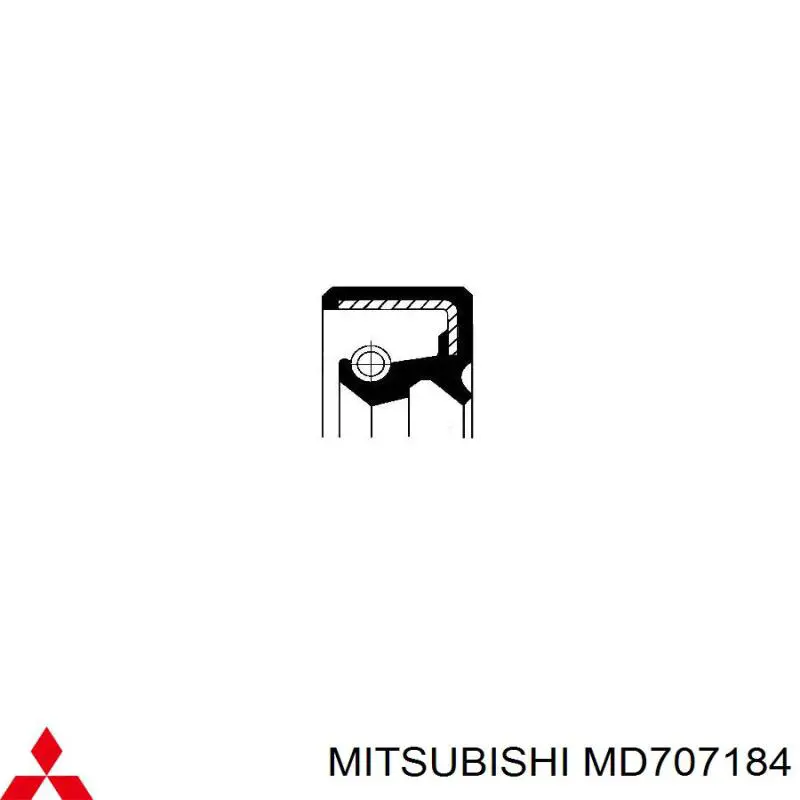 Compre MD707184 Mitsubishi Bucim do semieixo do eixo dianteiro