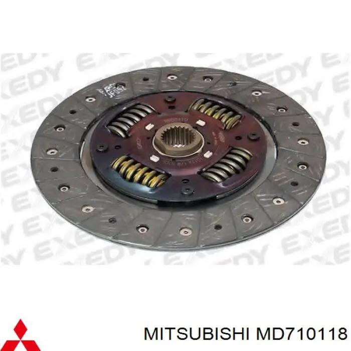 Disco de embrague MD710118 Mitsubishi