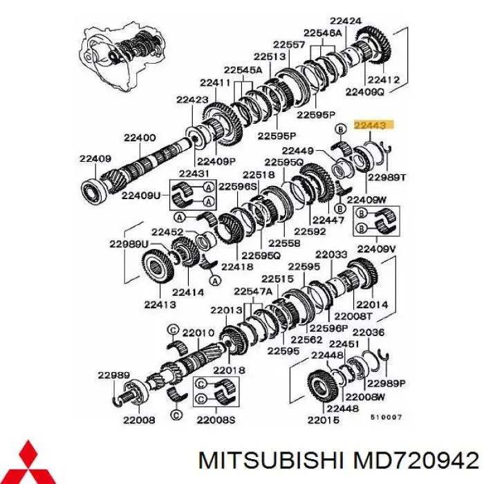 MD720942 Mitsubishi 