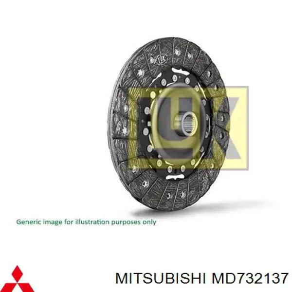 Купить MD732137 Mitsubishi Диск сцепления