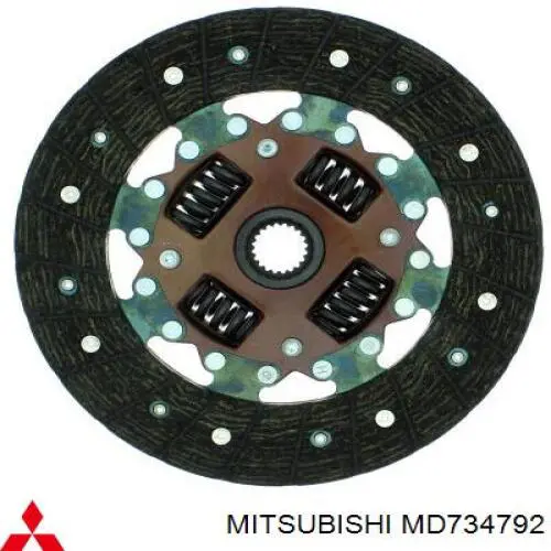 Disco de embrague MD734792 Mitsubishi