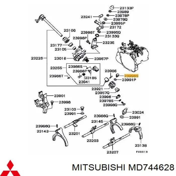 MD744628 Mitsubishi 