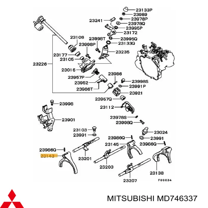 MD746337 Mitsubishi 