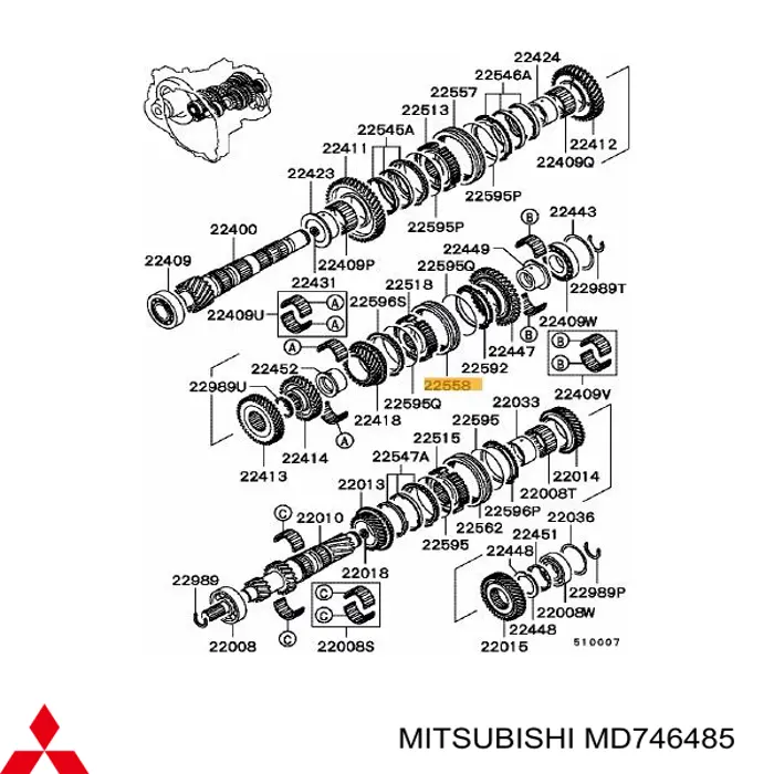 MD746485 Mitsubishi 