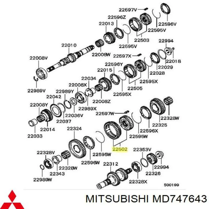 MD746442 Mitsubishi 