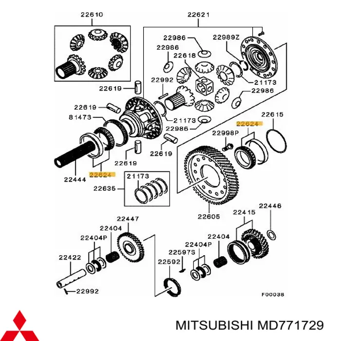 MD771729 Mitsubishi 