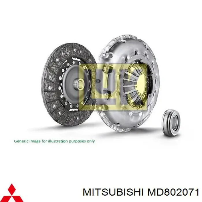 MD802071 Mitsubishi корзина сцепления