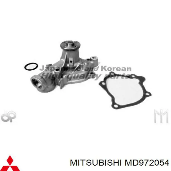 Bomba de agua MD972054 Mitsubishi