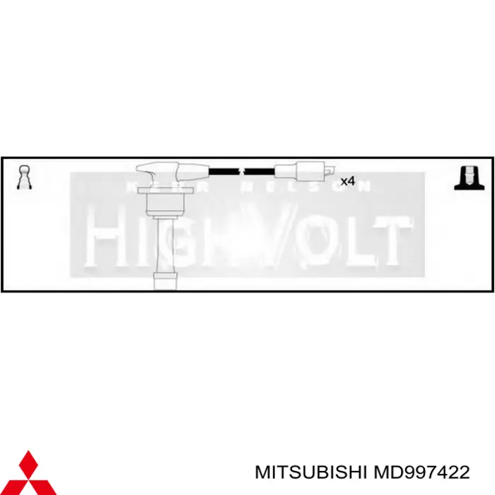 Высоковольтные провода MD997422 Mitsubishi